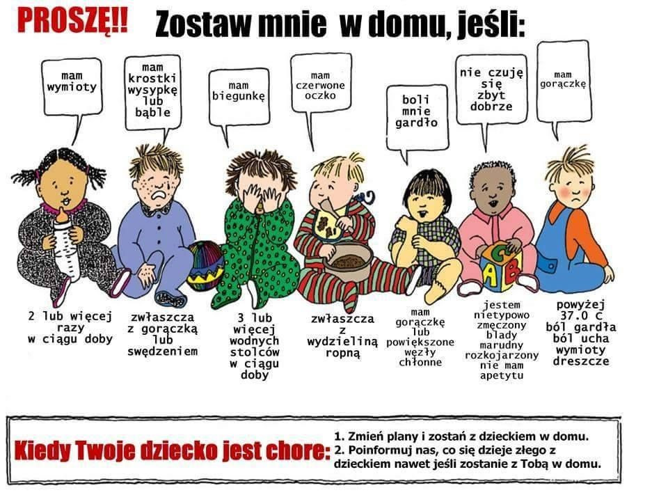 W trosce o zdrowie dzieci – przypominamy!!!